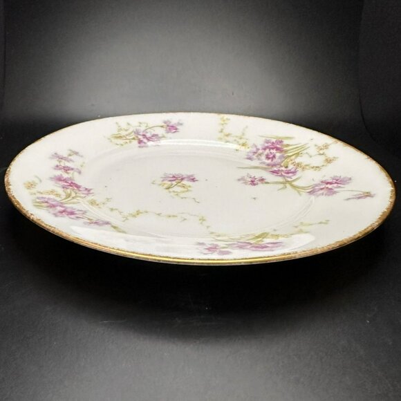 Antique Theodore Haviland Limoges France Antique Pink Floral 6.5" Plates c1903 - Picture 2 of 15